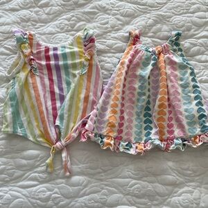 Ruffle butts tank tops
